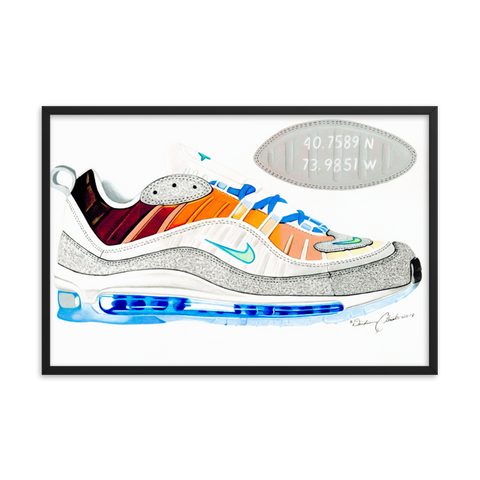 La Mezcla Sneaker Art Print