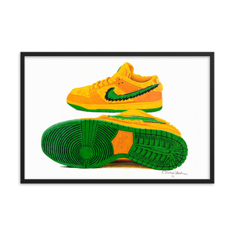 Grateful Dead Dunk Sneaker Art Print