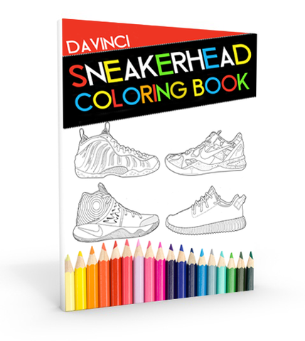 Da Vinci Sneakerhead Coloring Book